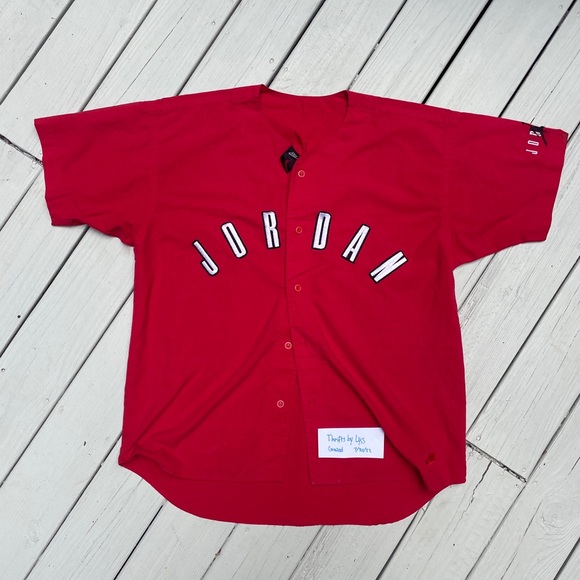 Vintage Jordan Nike Baseball Jersey - Picture 1 of 8